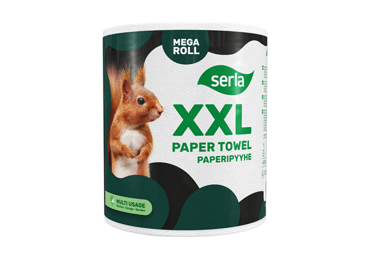 Popieriniai rankšluosčiai SERLA XXL, 1 vnt.