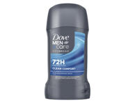 Vyriškas pieštukinis dezodorantas DOVE CLEAN COMFORT, 50 ml