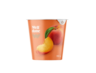 Valgomasis jogurtas WELL DONE, persikų skonio, 5,1 % rieb., 350 g