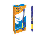 Nutrinamas gelinis rašiklis BIC ILLUSION, mėlynos sp.