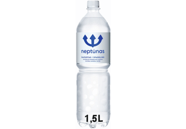 Gazuotas natūralus mineralinis vanduo NEPTŪNAS, 1,5 l Gazuotas natūralus mineralinis vanduo NEPTŪNAS, 1,5 l