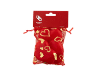 Širdelės formos dekoracijos, 3 vnt.