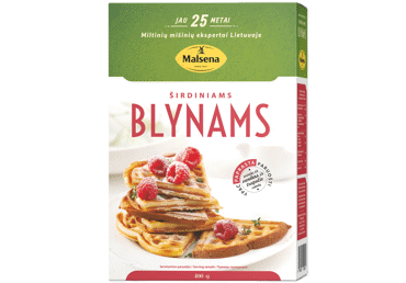 Miltinis mišinys MALSENA širdiniams blynams kepti, 400 g