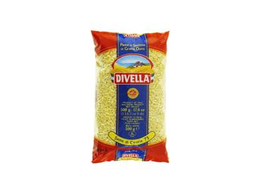 Smulkūs makaronai DIVELLA SEME DI CICORIA Nr. 73 (kruopytės), 500 g