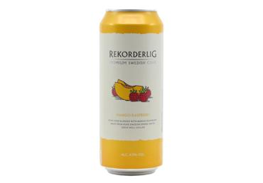 Mango, aviečių skonio sidras REKORDERLIG, 4,5%, 500 ml