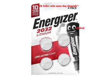 Ličio baterijos ENERGIZER CR2032, 4 vnt.