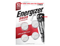 Ličio baterijos ENERGIZER CR2032, 4 vnt.