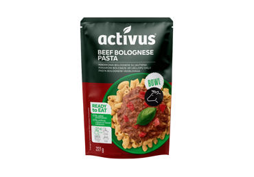 Makaronų patiekalas ACTIVUS BOLOGNESE, 227 g