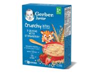Košė GERBER Crunchy bites, 8 grūdų, braškių skonio, 200 g