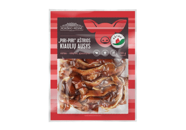 Aštrios virtos ir rūkytos kiaulių ausys PIRI-PIRI, I r., 200 g