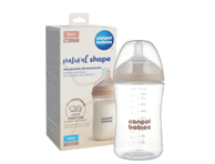 Maitinimo buteliukas su žinduku CANPOL BABIES Natural shape 35/401, 260 ml