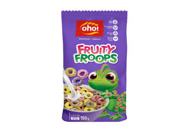 Sausi pusryčiai OHO FRUITY FROOPS, 150 g