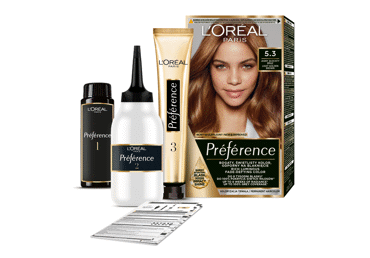 Ilgalaikiai plaukų dažai L'Oréal Paris Preference, 5.3 VIRGINIA - 2