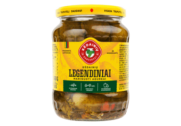 KĖDAINIŲ KONSERVŲ LEGENDINIAI marinuoti agurkai, 720 g
