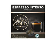 Kavos kapsulės AROMA GOLD ESPRESSO INTENSSO, 128 g