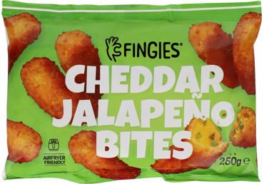 Šaldytos sūrio lazdelės FINGIES su Chalapos paprikomis, 250 g