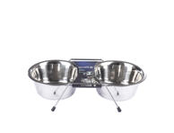 Dvigubas augintinių dubuo, 2x800ml