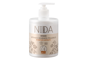 Intymios higienos prausiklis NIDA su gintaro ekstraktu, 500 ml