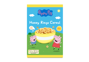Sausi pusryčiai saldūs žiedeliai PEPPA PIG, 375 g