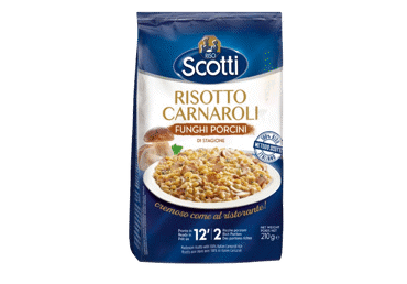 Ryžių rizotas RISO SCOTTI su grybais, 210 g