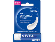 Puoselėjamasis lūpų balzamas NIVEA Original Care, 4.8 g