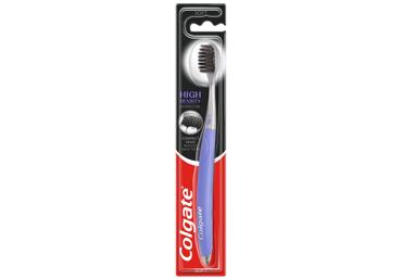 Dantų šepetėlis COLGATE HIGH DENSITY CHARCOAL SOFT, 1 vnt.
