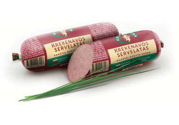 Karštai rūkytas KREKENAVOS servelatas, a. r., 280 g