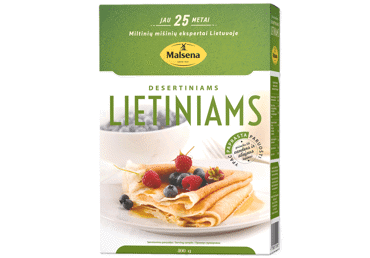 Miltinis mišinys MALSENA desertiniams lietiniams, 400 g