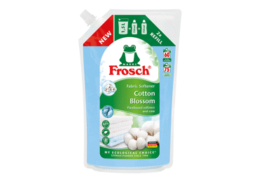 Audinių minkštiklis FROSCH Cotton Blossom, 1,5 l