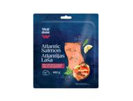 Marin. atlantinių lašišų filė WELL DONE su citrin. pipirais, 100 g