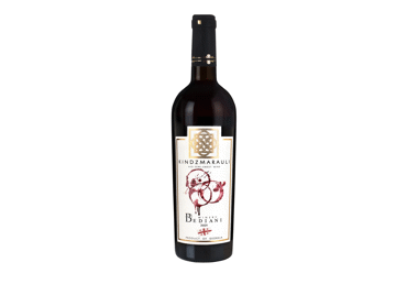 Raudonasis pusiau saldus vynas BEDIANI KINDZMARAULI, 750 ml