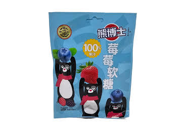 Guminukai DR. BEAR, įvairių vaisių skonio, 60 g	