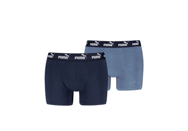 Vyriškos boksikės, PUMA, 2vnt., raudona ir tamsiai mėlyna, M
