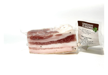 Sūdyta DZŪKŲ kiaulienos šoninė, a. r., 1 kg