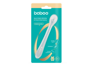 Silikoninis šaukštelis BABOO (nuo 6 mėn.), 1 vnt. - 2
