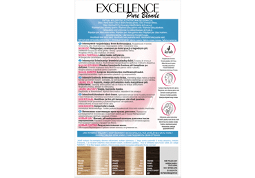 Plaukų dažai L'OREAL EXCELLENCE CREME, Nr. 01, 1 vnt. - 2