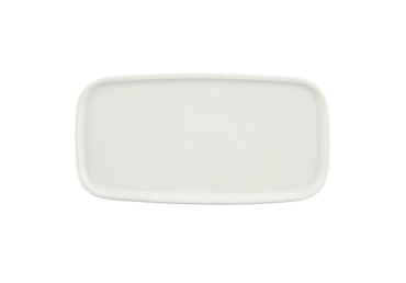 Lėkštė AURORA Nordic White, 21x11 cm
