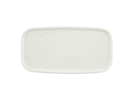 Lėkštė AURORA Nordic White, 21x11 cm