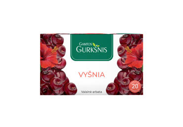 Arbata GAMTOS GURKŠNIS, vyšnių skonio, 40 g