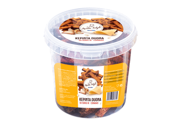 Kepinta duona su sūriu ir česnakais, 300 g