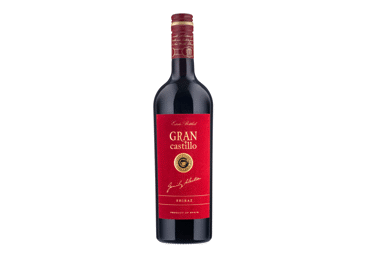 Raudonasis pusiau sausas vynas GRAN CASTILLO SHIRAZ, 750 ml