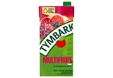 Įvairių vaisių gėrimas TYMBARK, 2 l