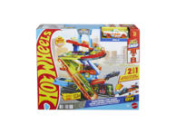 CITY triukų garažas 2 viename HOT WHEELS