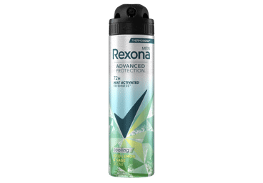 Vyriškas purškiamas dezodorantas REXONA MEN INVISIBLE LEMON & SAGE, 150 ml