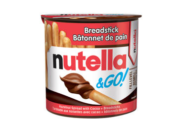 Šiaudeliai su tepamuoju kremu NUTELLA&GO, 52 g