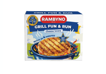 Sūrio produktas kepimui RAMBYNO GRILL, 45 % rieb. s. m., 110 g