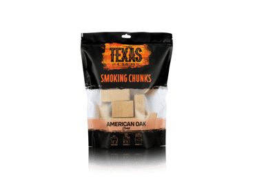 Ąžuolo rūkymo kaladėlės TEXAS CLUB, 1kg