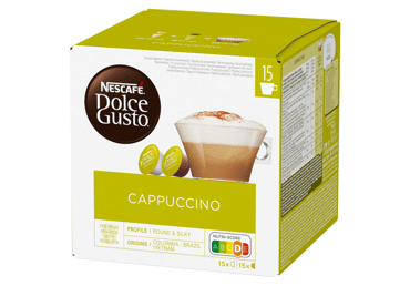 Kavos kapsulės NESCAFE DG CAPPUCCINO, 349,5 g - 2