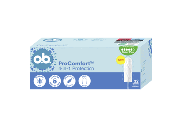 Tamponai O.B. PROCOMFORT SUPER PLUS, 32 vnt.