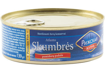 Skumbrė pomidorų padaže, 240 g